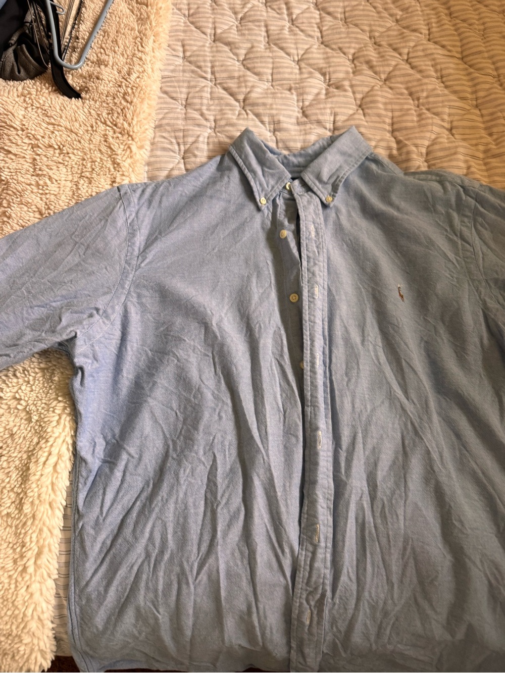 Polo by Ralph Lauren Light Blue Button-Down Oxford Shirt